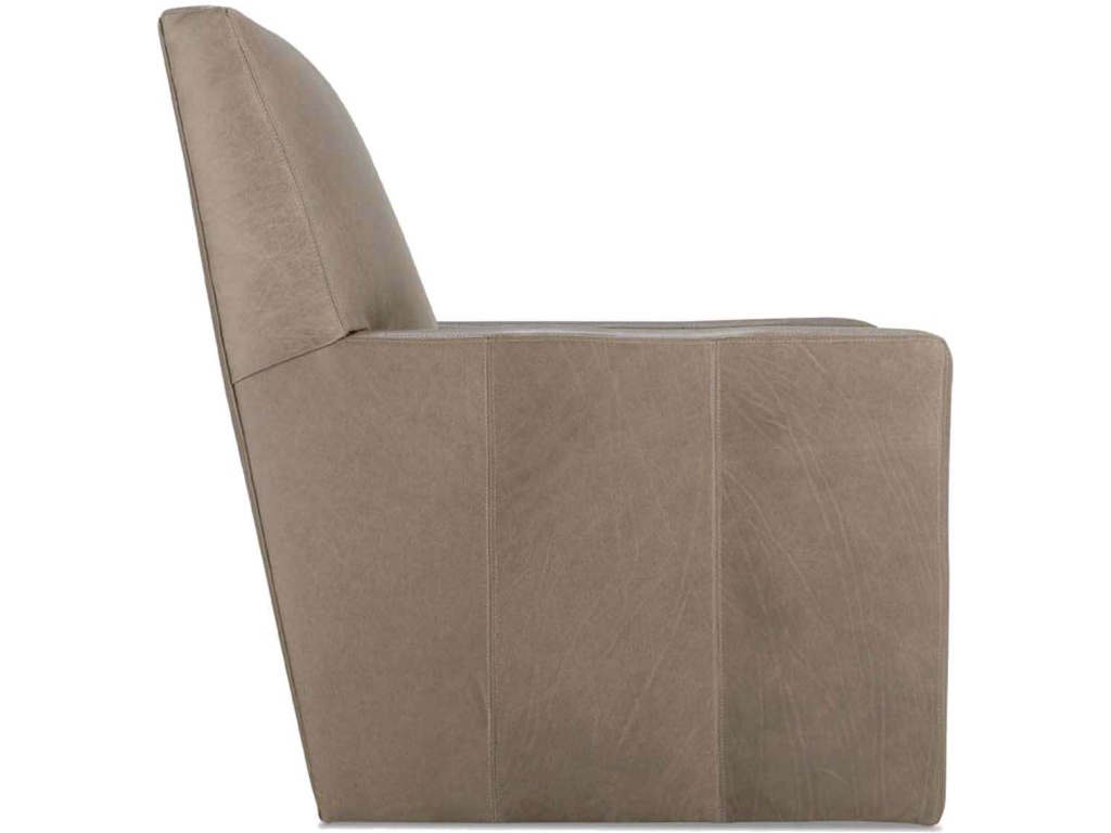 Rowe Carlyn Leather Swivel Glider Chair, alternate view 1